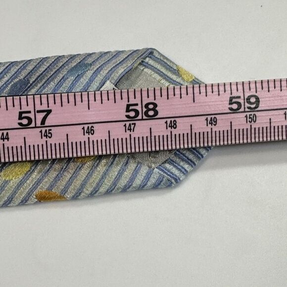 VITALIANO PANCALDI Men's 100% Silk Necktie ITALY Abstract Colorful MultiColor - Picture 9 of 10